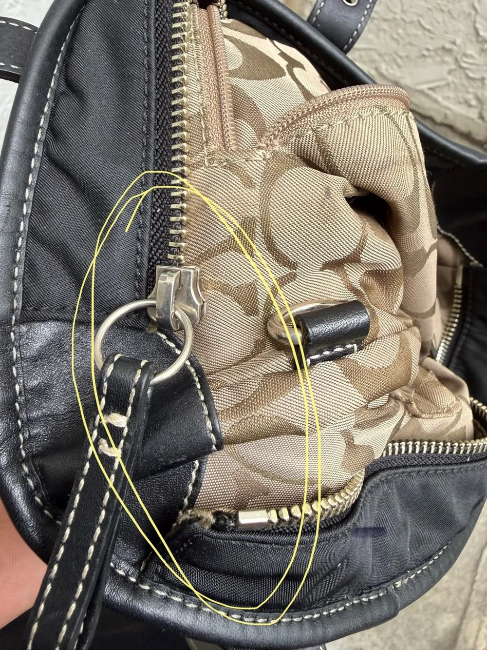 Coach sleek shoulder